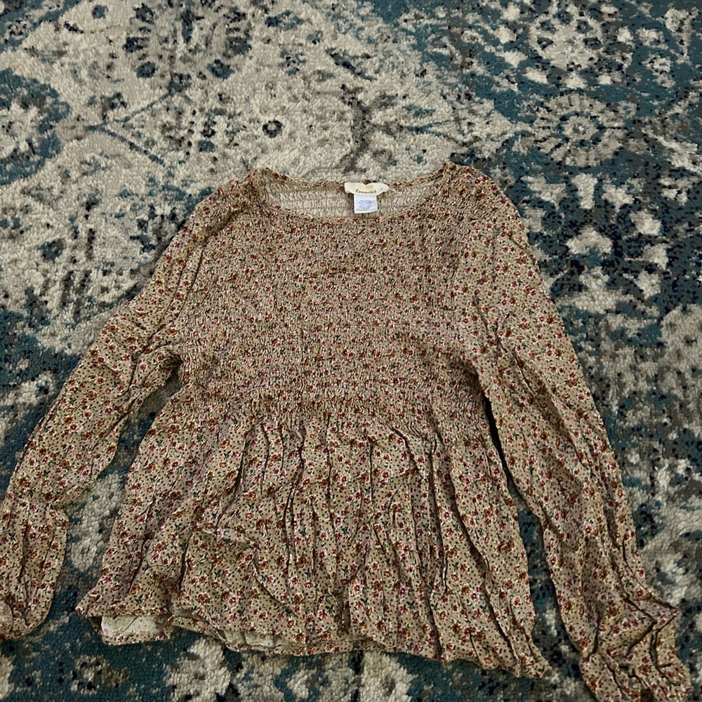 Floral Long Sleeve Top